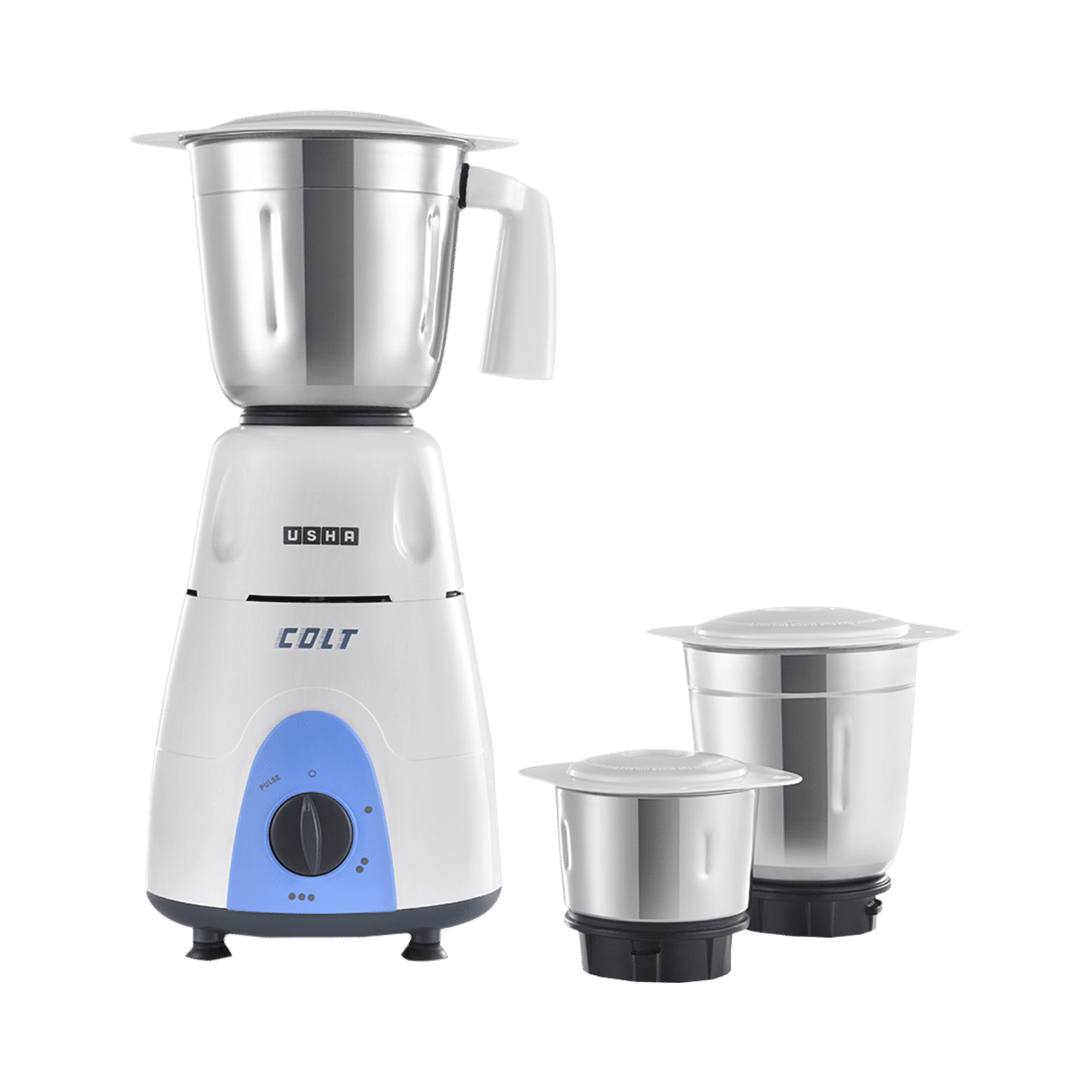 Buy Usha Colt 500 Watt 3 Jars Mixer Grinder (Overload Protection, White